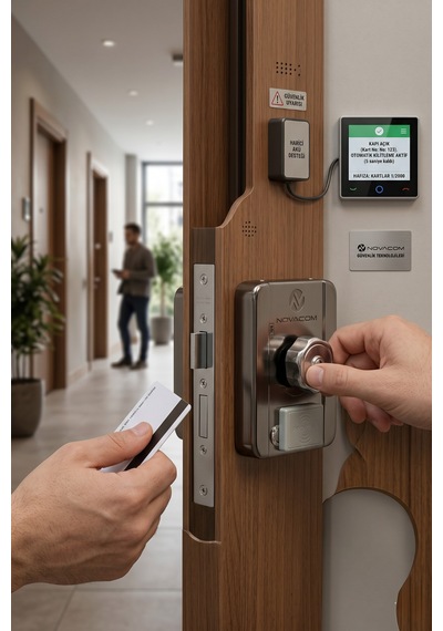 Akıllı Kapı Kilidi Parmak İzli Şifreli Temassız Kartlı Elektronik Biyometrik Kilit Akl-02 Akıllı Kapı Kilidi Parmak İzli Şifreli Temassız Kartlı Elektronik Biyometrik Kilit Akl-02