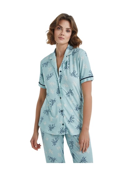 Blackspade Kadın Pijama Takımı 51411 - Mavi