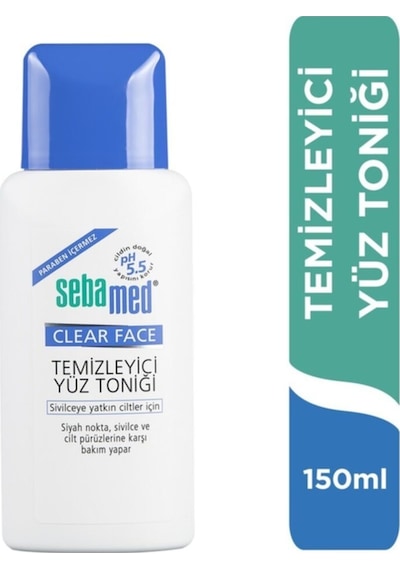 Clear Face Sivilce ve Akne Karşıtı Yüz Temizleyici Tonik 150 ml