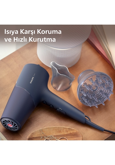 Philips Saç Kurutma Makinesi BHD510/00,İyonik Bakım,3 Isı Ve 2 Hız Ayarı,2300w
