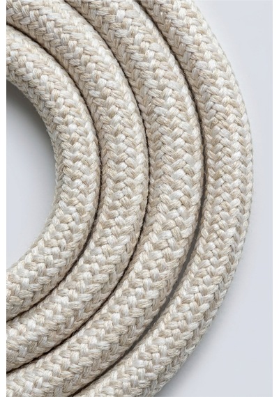 Last İcon Bej Beyaz Benekli Örgü Ayakkabı Bağcığı 120 Cm Bej/beyaz
