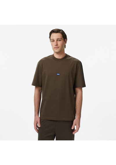 Hugo Nieros Erkek Kahverengi T-shirt 50509991