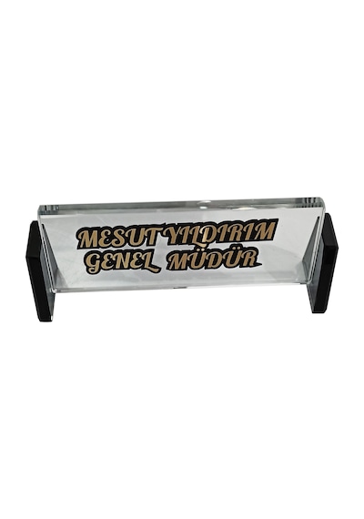 Kristal Masa İsimliği Ofis Hediyesi  M148