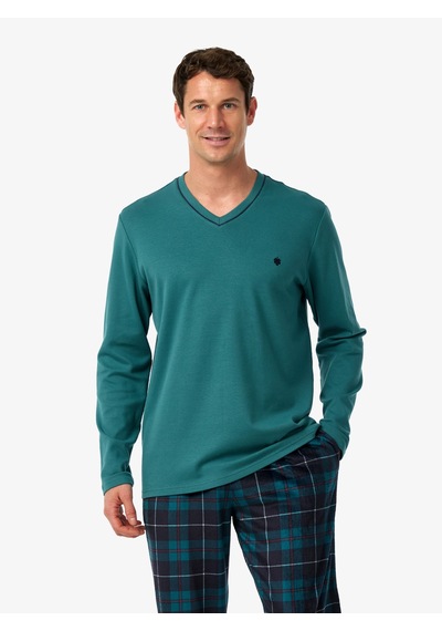 Blackspade Erkek Polar Pijama Takımı 40978 - Yeşil
