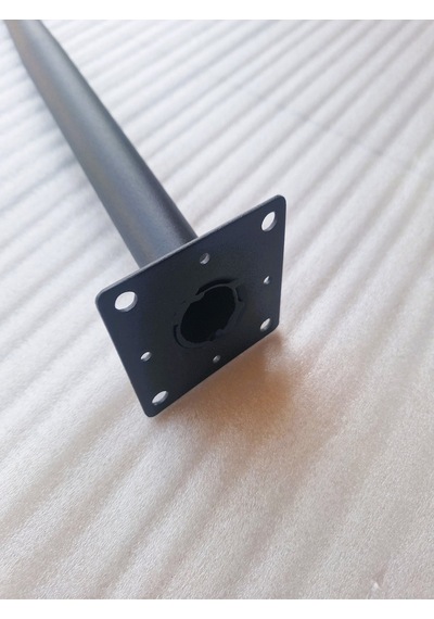 1 Adet-45cm Metal Konik Ayak-sehpa Ayağı-siyah Renk Boyalı