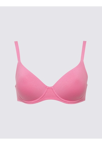 Marks & Spencer 3'lü Destekli Pamuklu T-shirt Sütyeni Seti T33000322x Çok Renkli