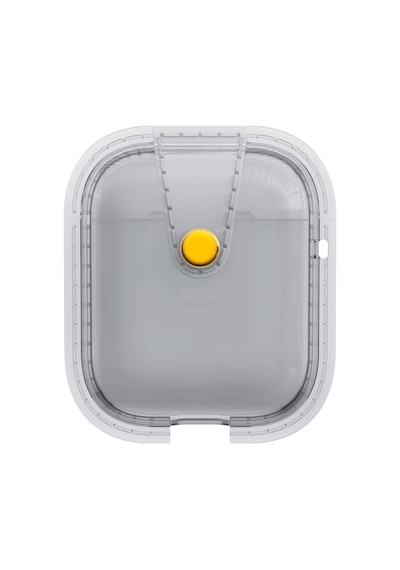Apple Uyumlu  AirPods Zore Airbag 33 Darbelere Karşı Dayanıklı Magnetik Kılıf-gri