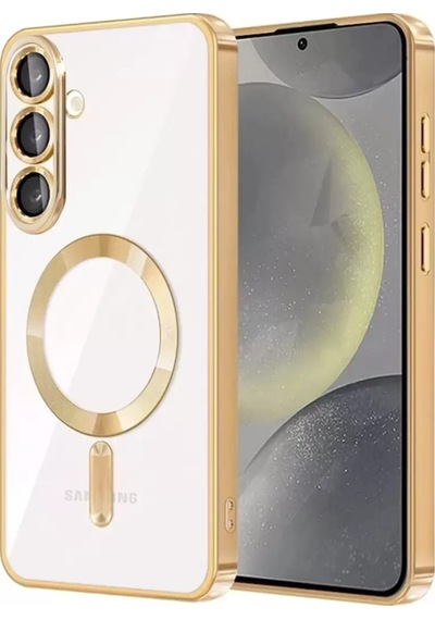 Newface Samsung Uyumlu Galaxy A57 5g Kross Magneticsafe Kapak - Gold Altın