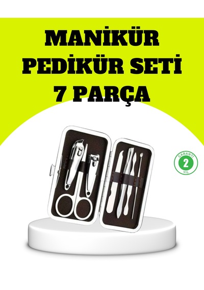 Paslanmaz - 277 - Çelik Kişisel Bakım Seti - Csmo-tex - 7 Parça