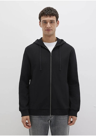 Mavi Kapüşonlu Full Siyah Erkek Sweatshirt M0s10423-900 Siyah