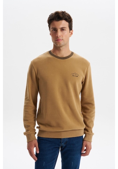 Ar-ma Erkek Regular Fit Örme Selanik Sweatshirt %65 Pamuk %35 Polyester, Karbon Fırçalı, Basic Bisiklet Yaka K30124698902 Kahverengi-k5 Acı Kahverengi Ar-ma Erkek Regular Fit Örme Selanik Sweatshirt %65 Pamuk %35 Polyester, Karbon Fırçalı, Basic Bisiklet Yaka K30124698902 Kahverengi-k5 Acı Kahverengi