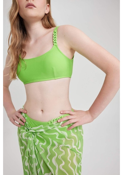 Defacto Fall in Love Regular Fit Bikini Üstü A0224AX23HSGN269 Yeşil