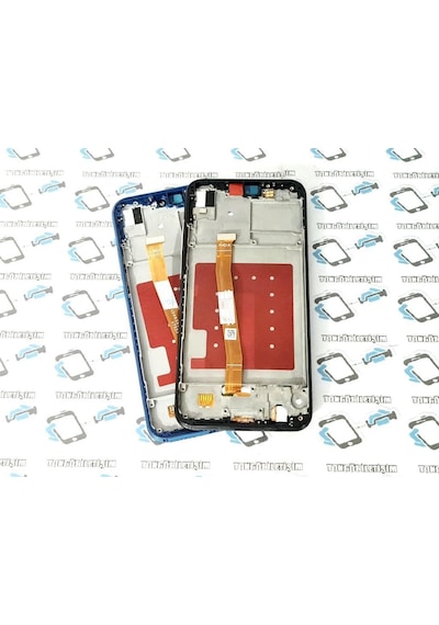 Tkgz - P20 Lite Lcd Ekran Dokunmatik (Çıtalı) Tamir Seti (548898519) Mavi
