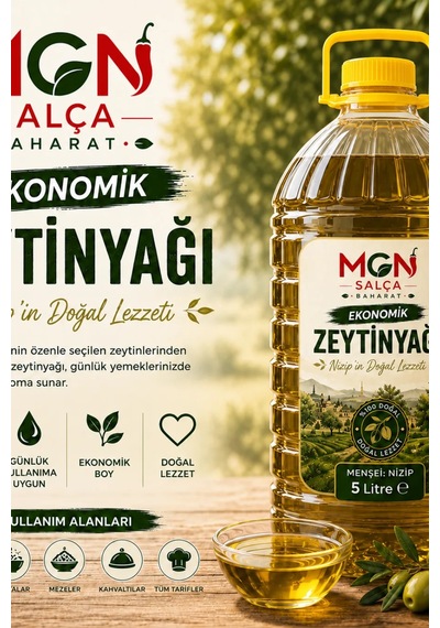 Ekonomik Seri Nizip Zeytinyağı 5 Litre