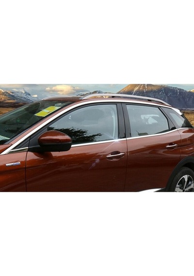 Peugeot 3008 Krom Cam Çıtası 8 Parça 2016 - 2020 A+++