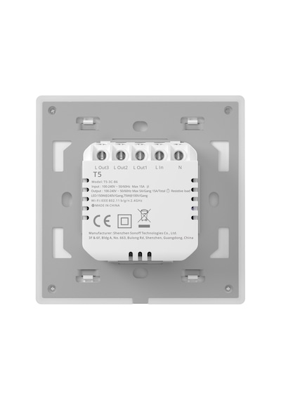 Sonoff TX Ultimate Akıllı Dokunmatik Duvar Anahtarı 3 Kanallı