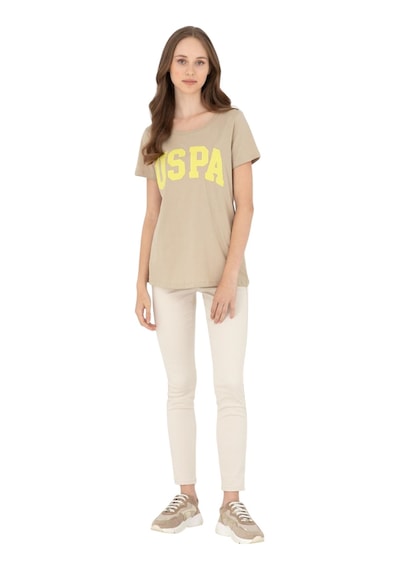 U.S. Polo Assn. Kadın Basic Tişört 1804839 Haki
