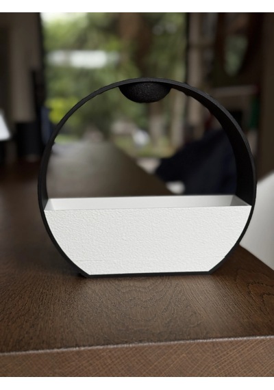 3d Baskı Kendinden Sulamalı Dekoratif Saksı - Otomatik Sulama Sistemli Modern Bitki Saksısı