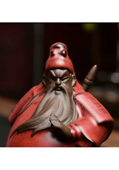 Guan Yu Seramik Çay Seremonisi Figürü