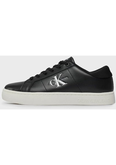 Calvin Klein Erkek Ayakkabı Ym0ym00864 0gm Siyah-beyaz Beyaz - Siyah