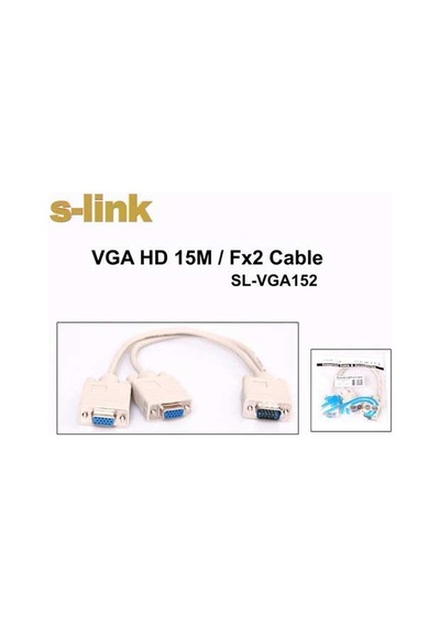S-Link Sl-Vga152 Y Vga Data Kablo