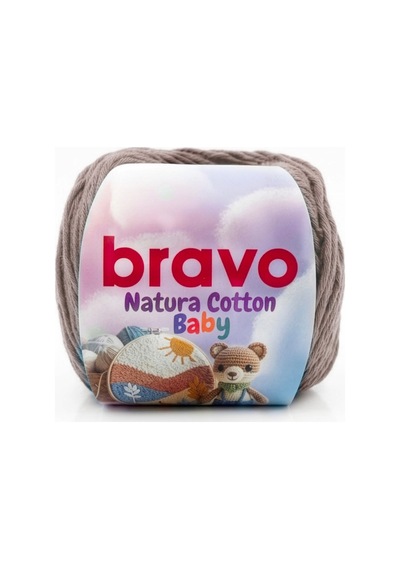 Natura Cotton Baby Bej 303 %100 Pamuk Koton Bebek Ve Amigurumi Punch Panç El Örgü İpi 50 Gr 130 Mt