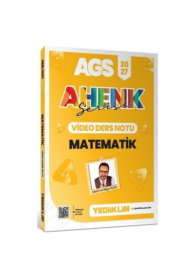 Yediiklim 2027 Meb-ags Sayısal Yetenek-matematik Video Ders Notları Ahenk Serisi - Mehmet Bilge Yıldız