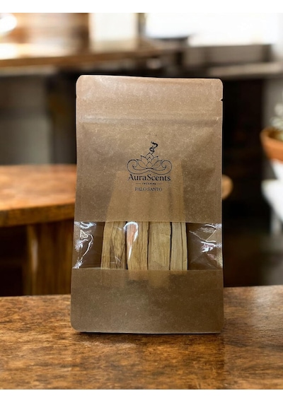 Palo Santo Tütsüsü- Sertifikalı, Yüksek Reçineli, Doğal Kokulu Ağaç Çubukları - Ruhsal Arınma,