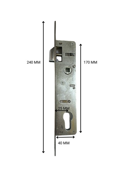 Tursan Enka475 Dar Silindirli Gömme Kilit 25 Mm