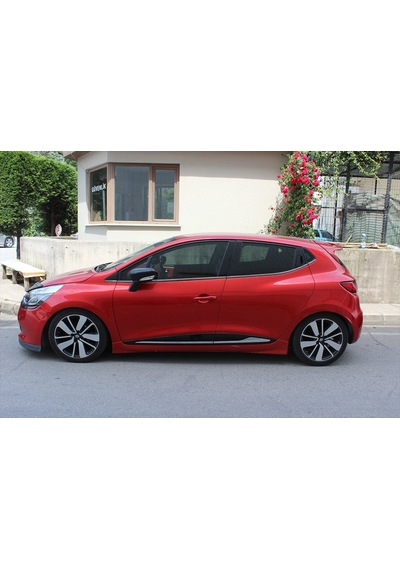 Renault Clio 4 Krom Cam Çıtası 8 Parça 2012  Sonrası