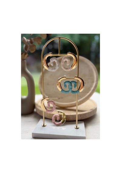 Sway Mineli Gold Küpe Ekru - 907187991 Ekru - 907187991 Ekru