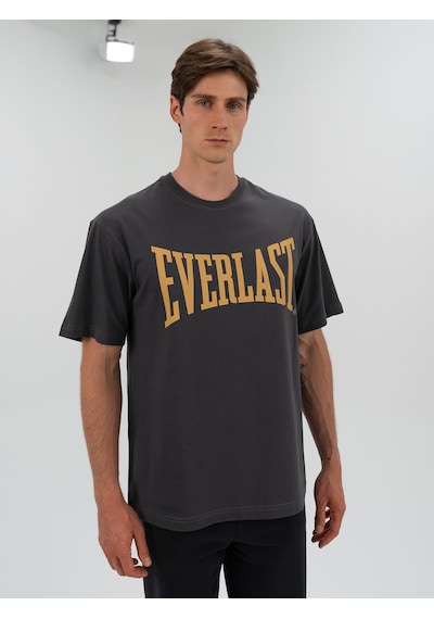 Everlast Ever Classics Comfort Logo Gri Erkek Tişört Gri