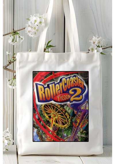 Art Hediye Roller Coaster Oyun Baskılı Omuz Çanta Kişiye Özel Model 1 Çok Renkli