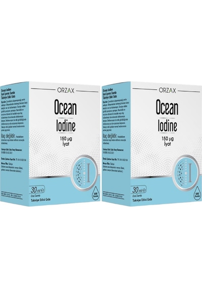 Ocean Iodine 150 Mcg İyot 2 x 30 ML