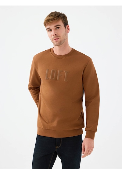 Loft Regular Fit Erkek Sweatshirt Lf2041537 Kahverengi