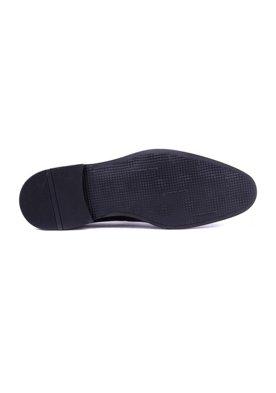 Shoetyle - Hakiki Rugan Deri Siyah Renk Klasik Erkek Ayakkabı - 900-4702-1474