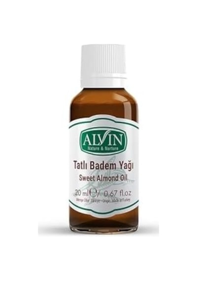 Alvin Yağı Almond Oil, Doğal, 20 Ml