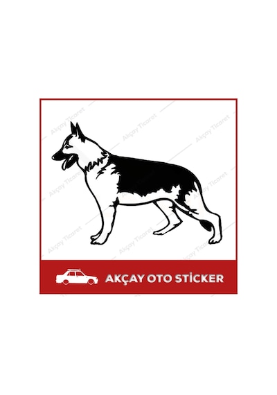 Alman Kurdu Sticker Kurt Sticker Oto Sticker Araba Sticker