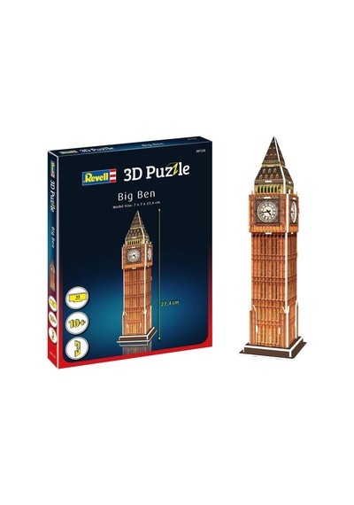 Revell 3d Mini Puzzle Big Ben 00120