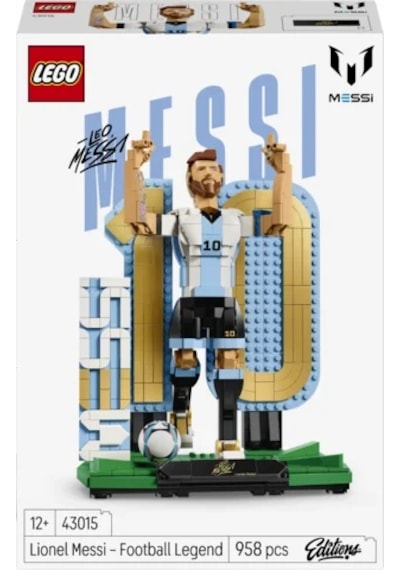 LEGO® Editions Lionel Messi – Futbol Efsanesi 43015 - 12 Yaş ve Üzeri Çocuklar için Figür İçeren Oyuncak Yapım Seti (958 Parça)