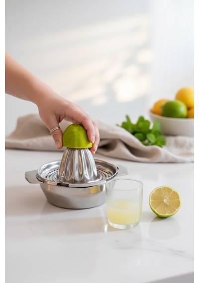 Akayev Çelik Limon Sıkacağı Gri