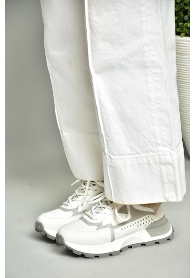 Fox Shoes S312212809 Beyaz Spor Ayakkabı Sneakers Beyaz