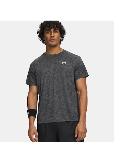 Under Armour Ua Tech Textured Ss Erkek T-shirt-31821 Siyah