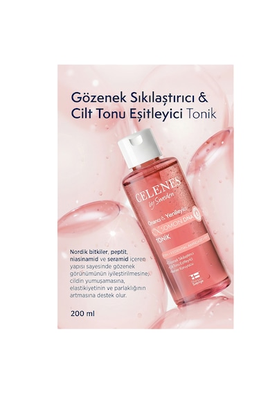 Celenes By Sweden Somon Dna Pdrn Gözenek Sıkılaştırıcı & Cilt Tonu Eşitleyici Tonik, 200 Ml