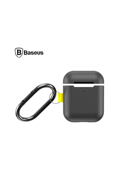 Baseus Woven Label Hook Apple Uyumlu AirPods Koruma Kilif+Anahtarlik 248667842 - Renk / Füme