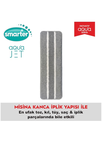 Smarter Aqua Jet Yedekli Temiz & Kirli Suyu Ayırma Özelliği Tablet Mop Temizlik Seti