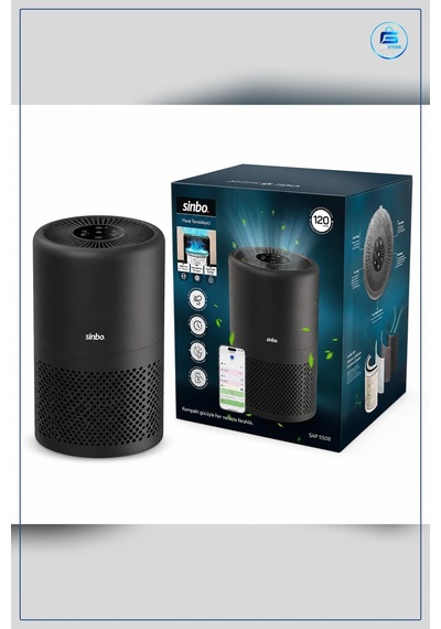Hava Temizleyici 3 Kademeli Filtre Hepa Uv Wifi Uzaktan Kontrollü Çok Renkli