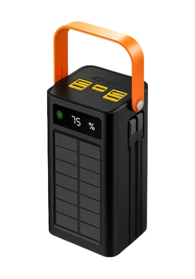 Astraltech Güneş Enerjili Hızlı Şarj Powerbank Taşınabilir Yüksek Kapasiteli 80.000 Çok Renkli