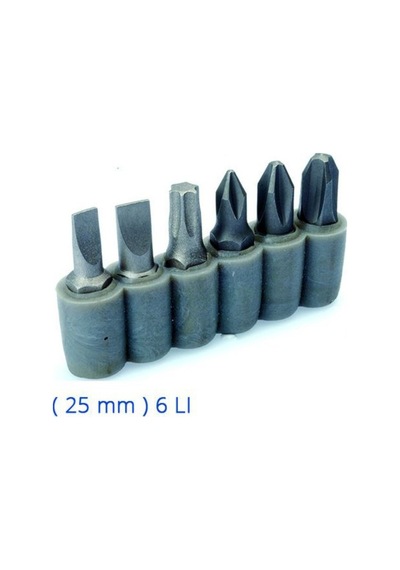 İzeltaş Bits Set ( 25 Mm ) 6'lı