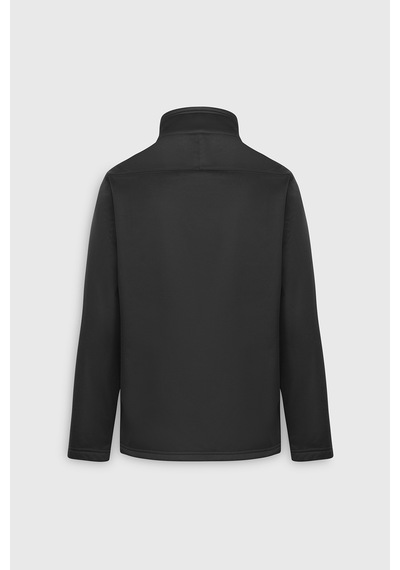 AC&Co / Altınyıldız Classics Erkek Sıyah Sıcak Tutan Comfort Fit Rahat Kesim Dik Yaka Mont Siyah